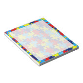 Autism Awareness-Puzzle von Shirley Taylor Notizblock (angewinkelt)
