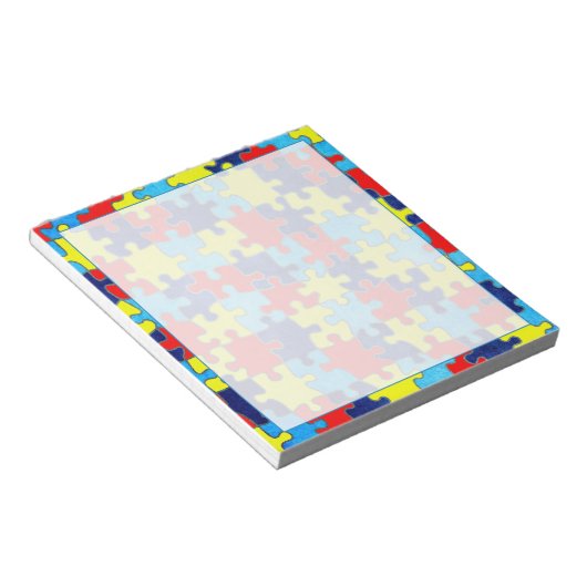 Autism Awareness-Puzzle von Shirley Taylor Notizblock (angewinkelt)