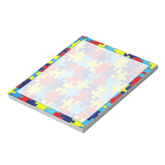 Autism Awareness-Puzzle von Shirley Taylor Notizblock (Rotiert)