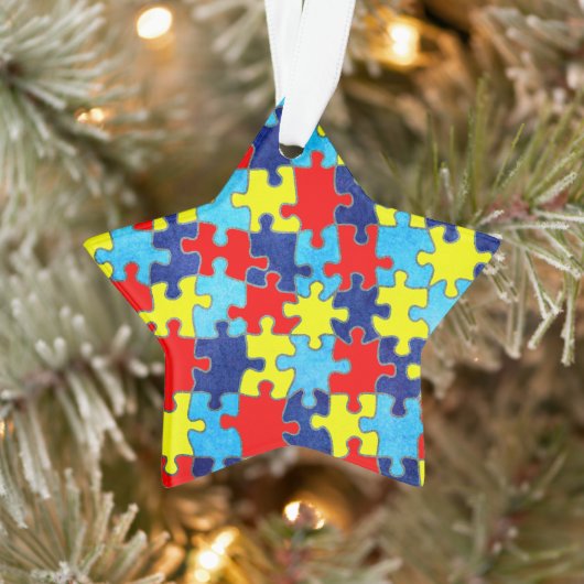 Autism Awareness-Puzzle von Shirley Taylor Ornament (Baum)