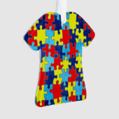 Autism Awareness-Puzzle von Shirley Taylor Ornament (Vorderseite)