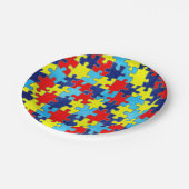 Autism Awareness-Puzzle von Shirley Taylor Pappteller (Schrägansicht)