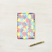 Autism Awareness-Puzzle von Shirley Taylor Post-it Klebezettel (Auf Schreibtisch)
