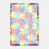 Autism Awareness-Puzzle von Shirley Taylor Post-it Klebezettel (Vorderseite)