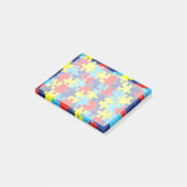 Autism Awareness-Puzzle von Shirley Taylor Post-it Klebezettel (angewinkelt)