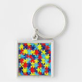 Autism Awareness-Puzzle von Shirley Taylor Schlüsselanhänger (Vorne)