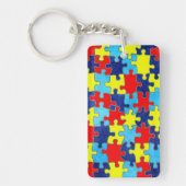Autism Awareness-Puzzle von Shirley Taylor Schlüsselanhänger (Vorderseite)