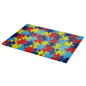 Autism Awareness-Puzzle von Shirley Taylor Schneidebrett (Ecke)
