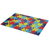 Autism Awareness-Puzzle von Shirley Taylor Schneidebrett (Ecke)