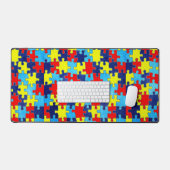 Autism Awareness-Puzzle von Shirley Taylor Schreibtischunterlage (Tastatur & Maus)