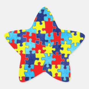 Autism Awareness-Puzzle von Shirley Taylor Stern-Aufkleber