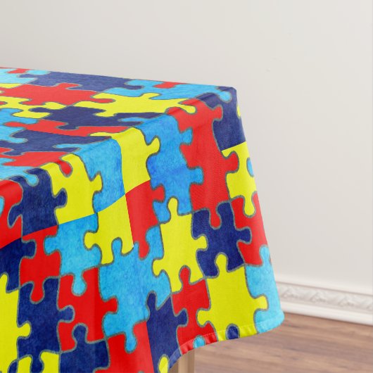 Autism Awareness-Puzzle von Shirley Taylor Tischdecke (Beispiel)