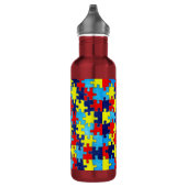 Autism Awareness-Puzzle von Shirley Taylor Trinkflasche (Rechts)