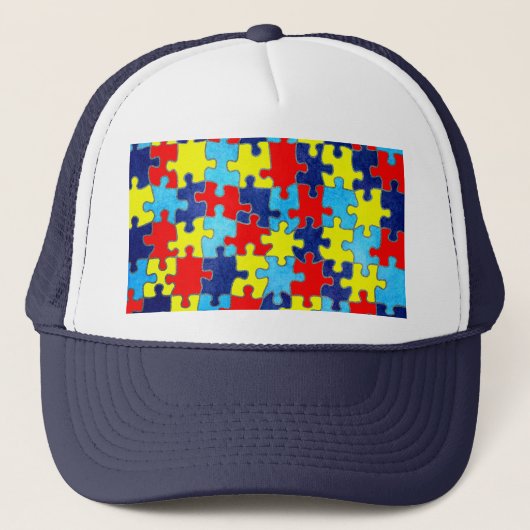 Autism Awareness-Puzzle von Shirley Taylor Truckerkappe (Vorderseite)