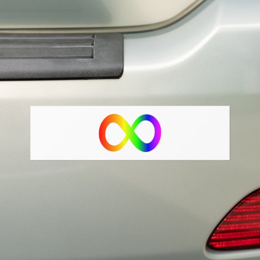 Autism Awareness Rainbow Infinity Symbol Autoaufkleber (Auf Auto)