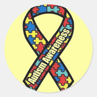 AUTISM_AWARENESS RUNDER AUFKLEBER