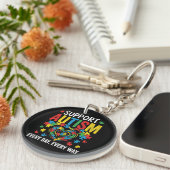 Autism awareness schlüsselanhänger (Vorderseite rechts)