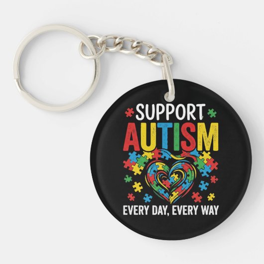 Autism awareness schlüsselanhänger (Vorderseite)