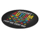 Autism awareness schneidebrett (Ecke)