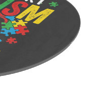 Autism awareness schneidebrett (Ecke)