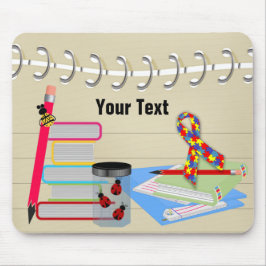Autism Awareness School Mouse Pad Mousepad