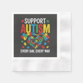 Autism awareness serviette (Vorderseite)