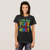 Autism Awareness Shirt for Mom I Am His Voice He I (Vorne ganz)