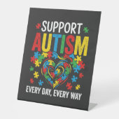 Autism awareness sockelschild (Vorderseite)