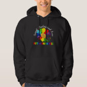 Autism Awareness Sunflower Accept Understand Love  Hoodie (Vorderseite)