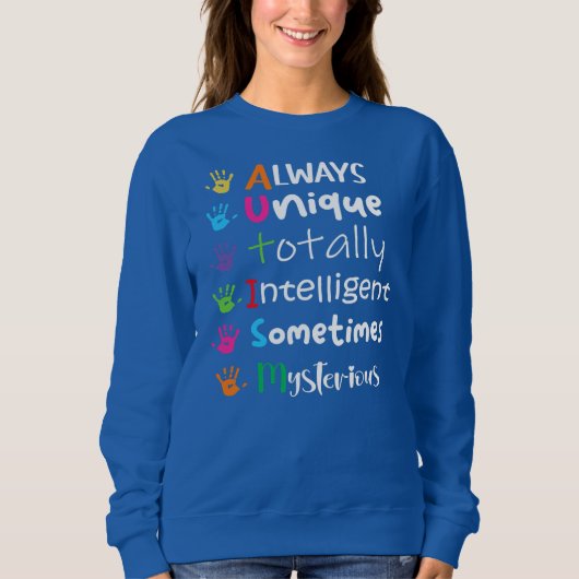 AUTISM AWARENESS Support Autismus Kids for Mama Va Sweatshirt (Vorderseite)