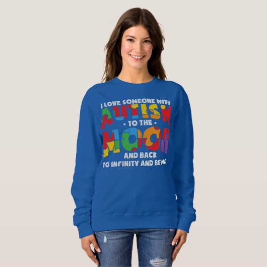 AUTISM AWARENESS Support Autismus Kids for Mama Va Sweatshirt (Vorne ganz)