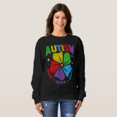 AUTISM AWARENESS Support Autismus Kinder für Mama Sweatshirt (Vorne ganz)