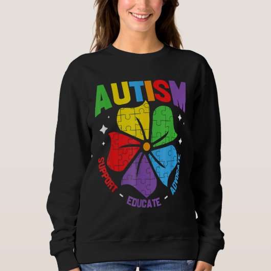 AUTISM AWARENESS Support Autismus Kinder für Mama Sweatshirt (Vorderseite)
