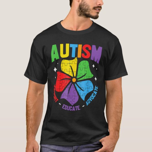 AUTISM AWARENESS Support Autismus Kinder für Mama  T-Shirt (Vorderseite)