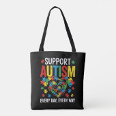 Autism awareness tasche (Rückseite)