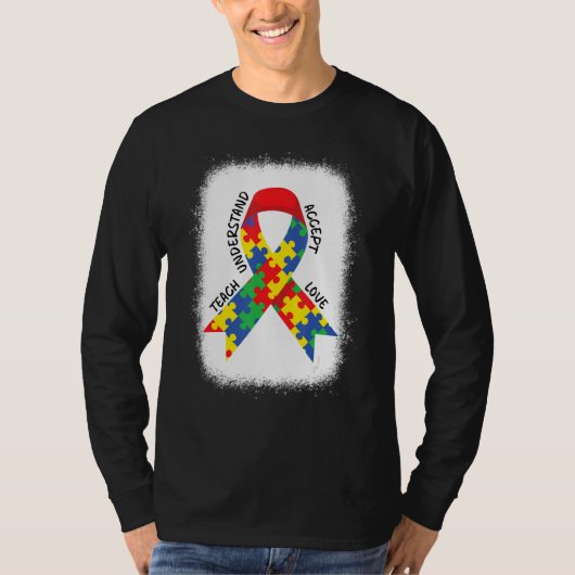 Autism Awareness Teacher Teach Accept Understand L T-Shirt (Vorderseite)