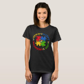 Autism Awareness Teacher Teach Accept Understand T-Shirt (Vorne ganz)