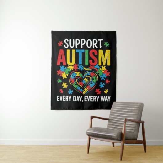 Autism awareness wandteppich (Beispiel)