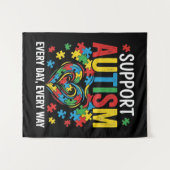 Autism awareness wandteppich (Vorderseite (Horizontal))