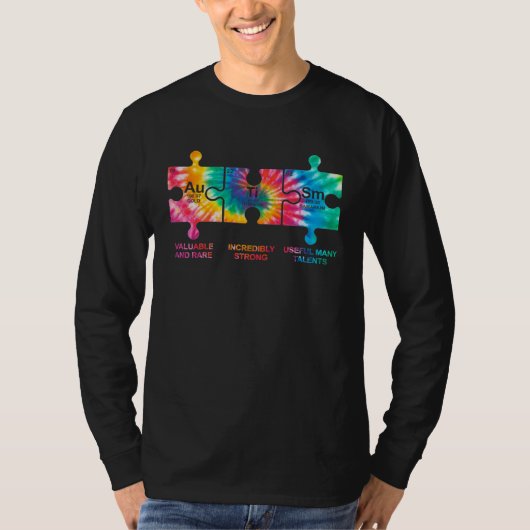 Autism Awareness Women Men Kids Elements Periodic  T-Shirt (Vorderseite)
