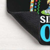 Autism Awesome Ausome Since 2019 Awareness 7th Bir Mousepad (Ecke)