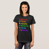Autism Awesome Unique Special Boys Kids Autism Awa T-Shirt (Vorne ganz)