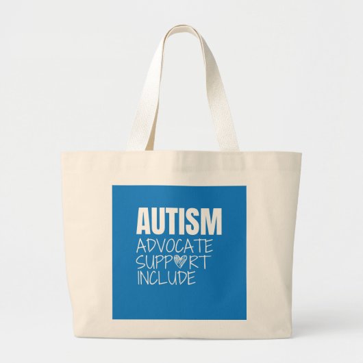autism.befürworate.support.include. Tasche und Beu (Vorne)