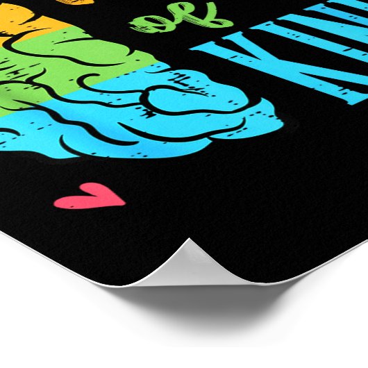 Autism Brain Celebrate Minds All Kinds Aware Men W Poster (Ecke)