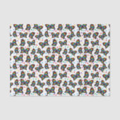 Autism Butterfly Pattern Autism Awareness Seidenpapier (Vorderseite)