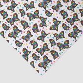 Autism Butterfly Pattern Autism Awareness Seidenpapier (Ausschnitt)