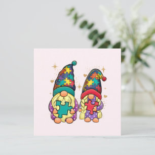 Autism Couple Gnome