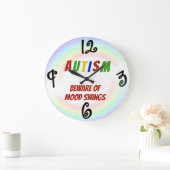 Autism - Custom Square Wall Clock Große Wanduhr (Zuhause)