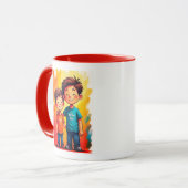 Autism Dad  Tasse (Vorderseite Links)