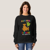 Autism Different Not Defective Spectrum Support Ac Sweatshirt (Vorne ganz)